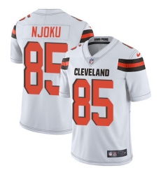 Nike Browns #85 David Njoku White Youth Stitched NFL Vapor Untouchable Limited Jersey
