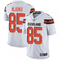 Nike Browns #85 David Njoku White Youth Stitched NFL Vapor Untouchable Limited Jersey