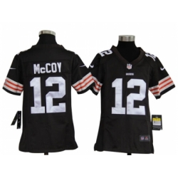 Nike Youth NFL Cleveland Browns #12 Colt McCoy Brown Jerseys
