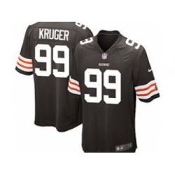 Nike Youth NFL Cleveland Browns #99 Paul Kruger Brown Jerseys