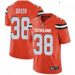 Youth Cleveland Browns 38 A.J. Green Orange Vapor Limited Limited Jersey