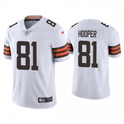 Youth Cleveland Browns 81 Austin Hooper White Vapor Untouchable Limited Stitched Jersey 