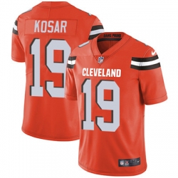 Youth Nike Browns #19 Bernie Kosar Orange Alternate Stitched NFL Vapor Untouchable Limited Jersey