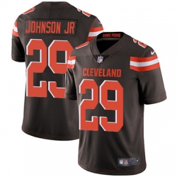 Youth Nike Browns #29 Duke Johnson Jr Brown Team Color Stitched NFL Vapor Untouchable Limited Jersey