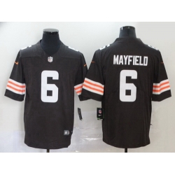 Youth Nike Cleveland Browns 6 Baker Mayfield Brown Vapor Limited Jersey