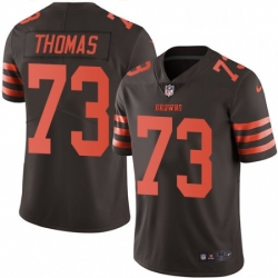 Youth Nike Cleveland Browns 73 Joe Thomas Limited Brown Rush Vapor Untouchable NFL Jersey
