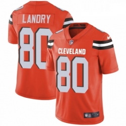 Youth Nike Cleveland Browns 80 Jarvis Landry Orange Alternate Vapor Untouchable Elite Player NFL Jersey