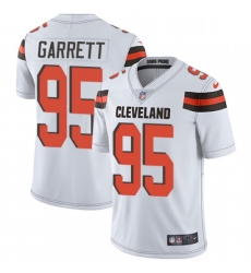 Youth Nike Cleveland Browns 95 Myles Garrett Elite White NFL Jersey