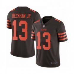 Youth Odell Beckham Jr Limited Brown Nike Jersey NFL Cleveland Browns 13 Rush Vapor Untouchable