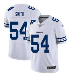 Cowboys 54 Jaylon Smith White Men Stitched Football Limited Team Logo Fashion Jersey