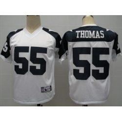 Dallas Cowboys 55 Thomas White Jerseys Thanksgiving Throwback