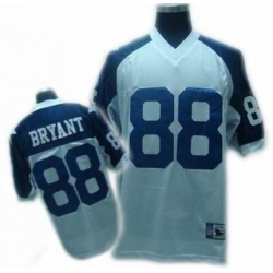 Dallas Cowboys 88 Dez Bryant Throwback Jersey White