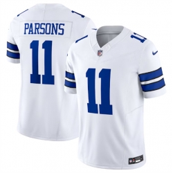 Men Dallas Cowboys 11 Micah Parsons White 2023 F U S E  Limited Stitched Football Jersey