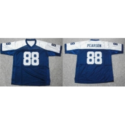 Men Dallas Cowboys 88 Drew Pearson Navy White Stitched Football Jersey