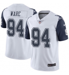 Men Dallas Cowboys 94 DeMarcus Ware White Vapor Limited Stitched Jersey