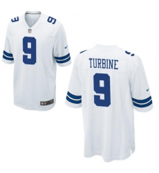 Men Nike Dallas Cowboys #9 Kavontae Turpin White Vapor Limited Jersey