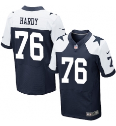 Mens Nike Dallas Cowboys #76 Greg Hardy Elite Navy Blue Throwback Alternate NFL Jersey
