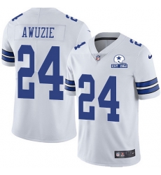 Nike Cowboys 24 Chidobe Awuzie White Men Stitched With Established In 1960 Patch NFL Vapor Untouchable Limited Jersey