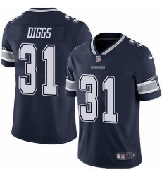 Nike Cowboys 31 Trevon Diggs Navy Blue Team Color Men Stitched NFL Vapor Untouchable Limited Jersey