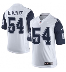 Nike Cowboys #54 Randy White White Mens Stitched NFL Limited Rush Jerseys