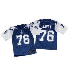 Nike Cowboys #76 Greg Hardy Navy BlueWhite Throwback Mens Stitched NFL Elite Jersey
