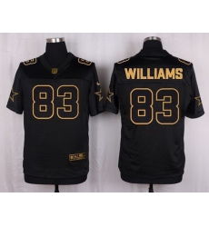 Nike Cowboys #83 Terrance Williams Black Mens Stitched NFL Elite Pro Line Gold Collection Jersey
