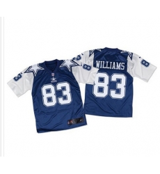Nike Cowboys #83 Terrance Williams Navy BlueWhite Throwback Mens Stitched NFL Elite Jersey