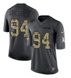 Nike Cowboys #94 Randy Gregory Black Mens Stitched NFL Limited 2016 Salute To Service Jersey