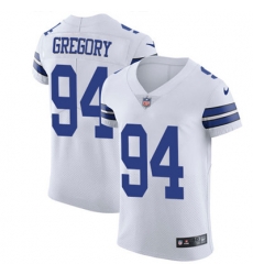 Nike Cowboys #94 Randy Gregory White Mens Stitched NFL Vapor Untouchable Elite Jersey