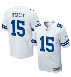Nike Dallas Cowboys #15 Devin Street White Men 27s Stitched NFL Elite Jersey