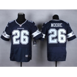 Nike Dallas Cowboys 26 Sterling Moore blue Elite NFL Jersey