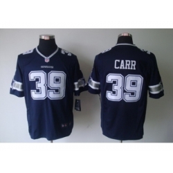 Nike Dallas Cowboys 39 Brandon Carr Blue LIMITED NFL Jersey