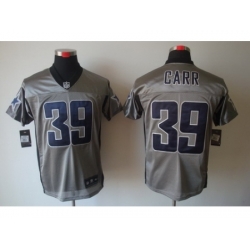 Nike Dallas Cowboys 39 Brandon Carr Grey Elite Shadow NFL Jersey