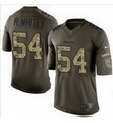 Nike Dallas Cowboys #54 Randy White Green Mens Stitched NFL Limited Salute To Service Jersey