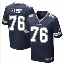 Nike Dallas Cowboys #76 Greg Hardy Navy Blue Team Color Mens Stitched NFL Elite Jersey
