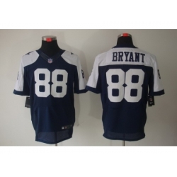 Nike Dallas Cowboys 88 Dez Bryant Blue Elite Thankgivings NFL Jersey