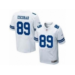 Nike Dallas Cowboys 89 Gavin Escobar white Elite NFL Jersey