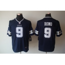 Nike Dallas Cowboys 9 Tony Romo Blue LIMITED NFL Jersey