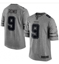 Nike Dallas Cowboys #9 Tony Romo Gray Men 27s Stitched NFL Limited Gridiron Gray Jersey