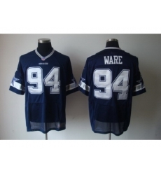 Nike Dallas Cowboys 94 DeMarcus Ware Blue Elite NFL Jersey