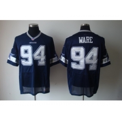Nike Dallas Cowboys 94 DeMarcus Ware Blue Elite NFL Jersey