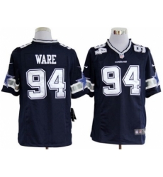 Nike Dallas Cowboys 94 DeMarcus Ware Blue Game NFL Jersey