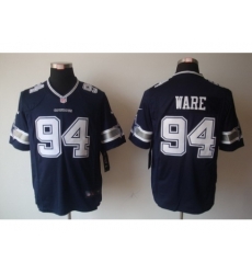 Nike Dallas Cowboys 94 DeMarcus Ware Blue Limited NFL Jersey