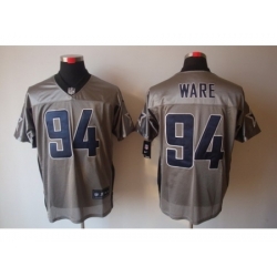 Nike Dallas Cowboys 94 DeMarcus Ware Grey Elite Shadow NFL Jersey