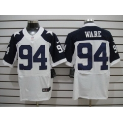 Nike Dallas Cowboys 94 DeMarcus Ware White Elite Thankgivings NFL Jersey