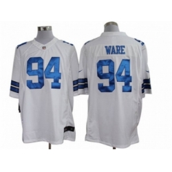 Nike Dallas Cowboys 94 DeMarcus Ware White LIMITED NFL Jersey