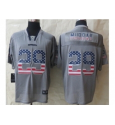 Nike Dallas cowboys 29 DeMarco Murray Grey Elite USA Flag Fashion NFL Jersey
