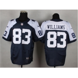 Nike Dallas cowboys 83 Terrance Williams blue Elite thankgivings NFL Jersey