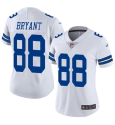 Nike Cowboys #88 Dez Bryant White Womens Stitched NFL Vapor Untouchable Limited Jersey