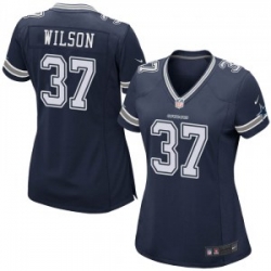 Nike Donovan Wilson Dallas Cowboys Game Navy Team Color Jersey Women